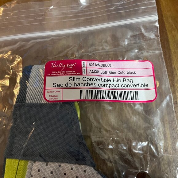 Thirty-One Slim Convertible Hip bag - New - Picture 2 of 3
